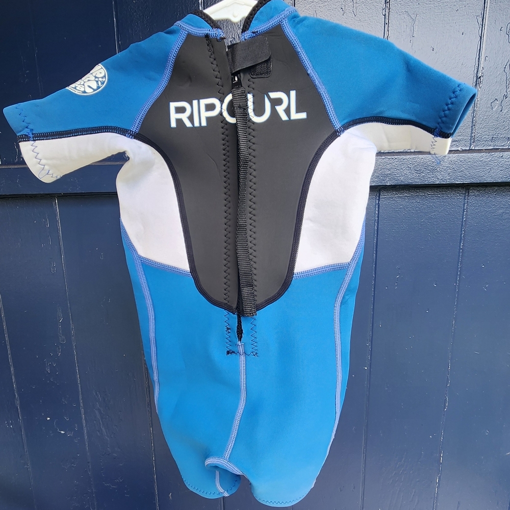 Rip Curl Kids Blue and Black Swim Suit